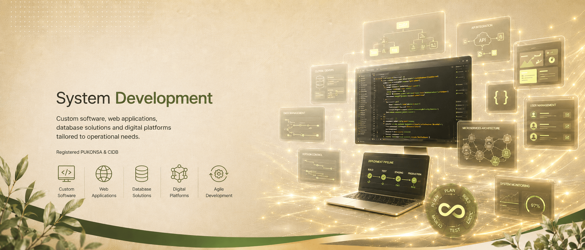 Agriculture and Plantation Services service overview.